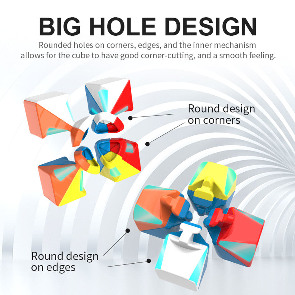 Moyu Meilong 3x3 Speedcube – Stickerloser Zauberwürfel für Kinder & Einsteiger