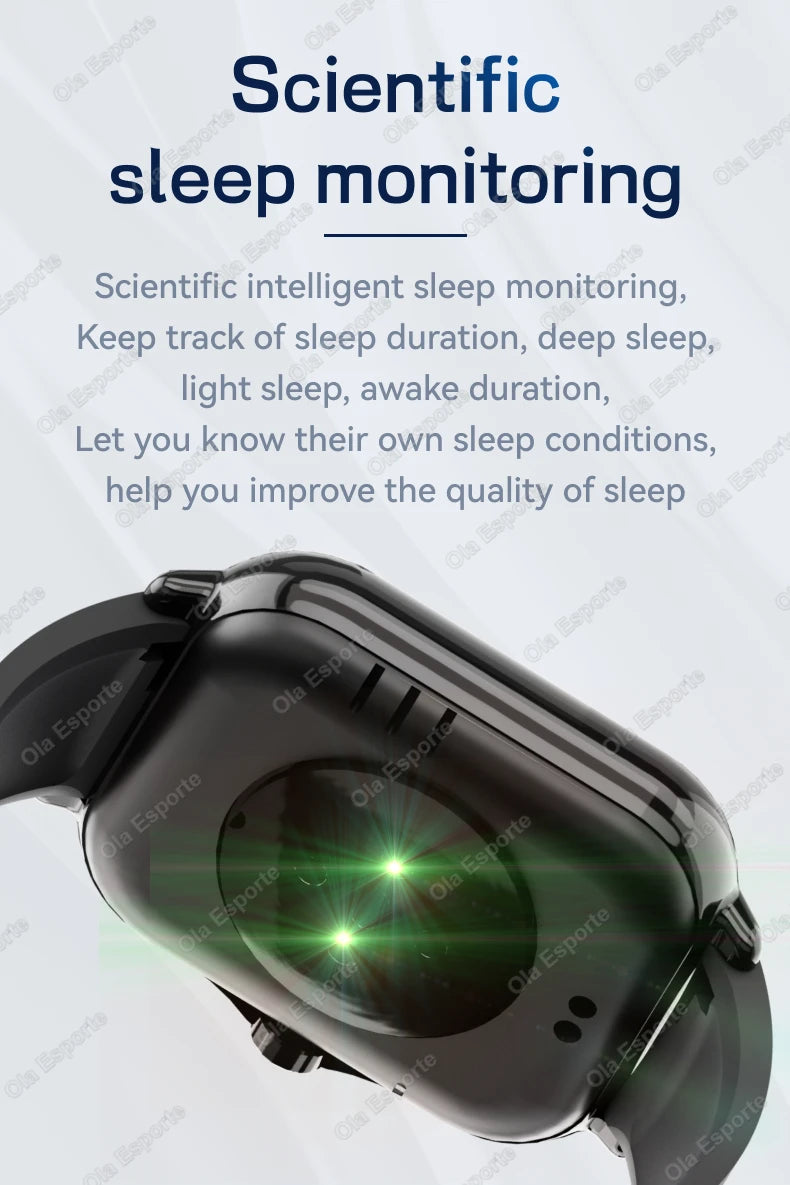 1,83" Smartwatch für Damen & Herren – BT Call, Fitness & Full Touchscreen