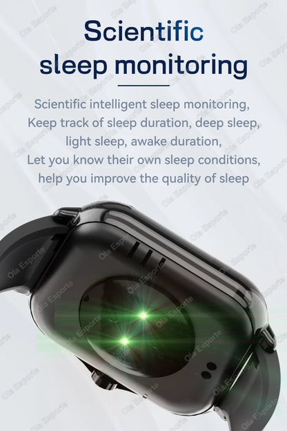 1,83" Smartwatch für Damen & Herren – BT Call, Fitness & Full Touchscreen