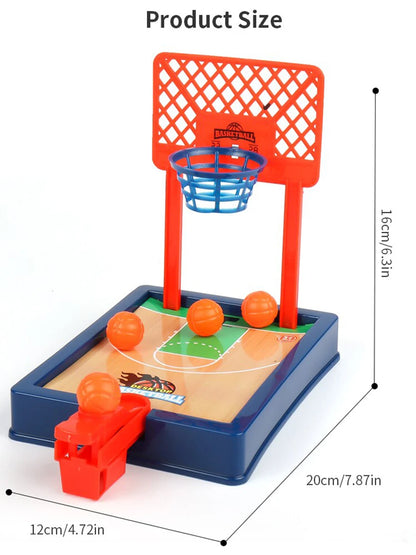 Mini Basketball Tischspiel – Tragbares Indoor & Outdoor Game ab 3 Jahren, 20×12×16 cm