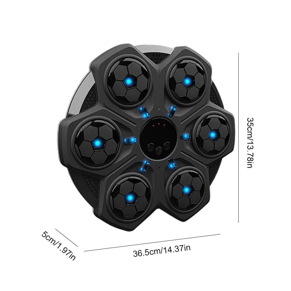 Smart Musik Boxsack Wandgerät – Bluetooth Trainingsmaschine mit Licht & Sound für Home Gym