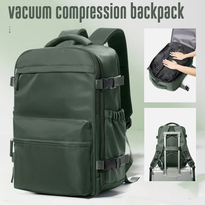 Reiserucksack mit Laptopfach 20–35 L – Expandierbarer Business- & Schulrucksack für Damen & Herren