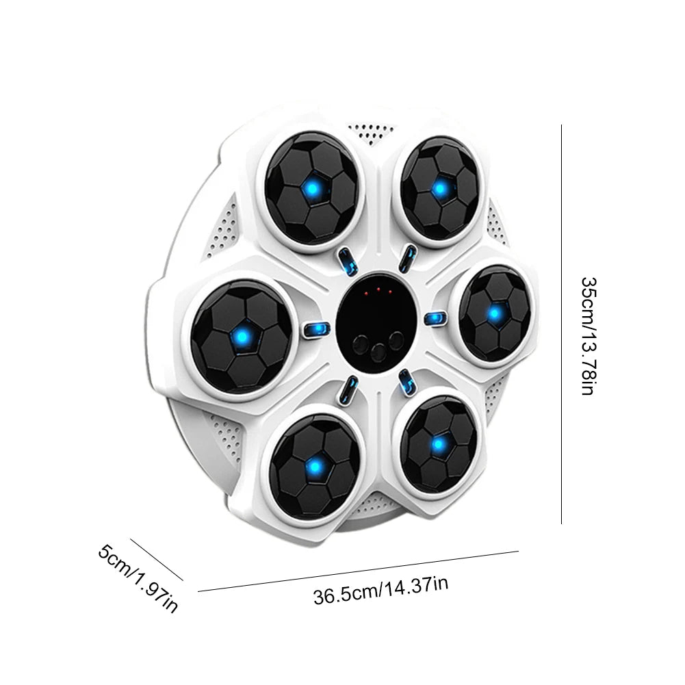 Smart Musik Boxsack Wandgerät – Bluetooth Trainingsmaschine mit Licht & Sound für Home Gym