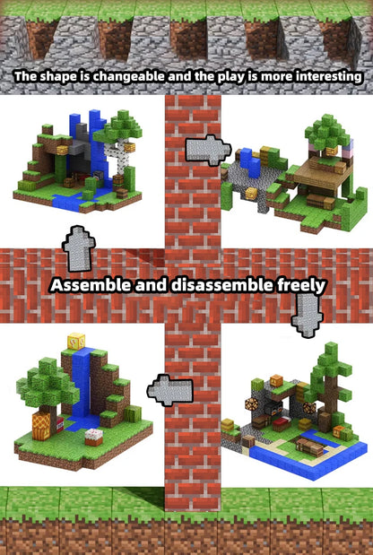 Magnetische Bausteine – Kreatives Konstruktionsspielzeug für Kinder ab 3 Jahren