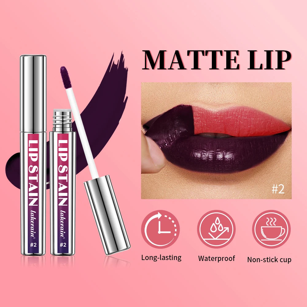 Korean Lip Tint Peel Off – Matte Lip Ink, langanhaltend & wasserfest, 3 Farben
