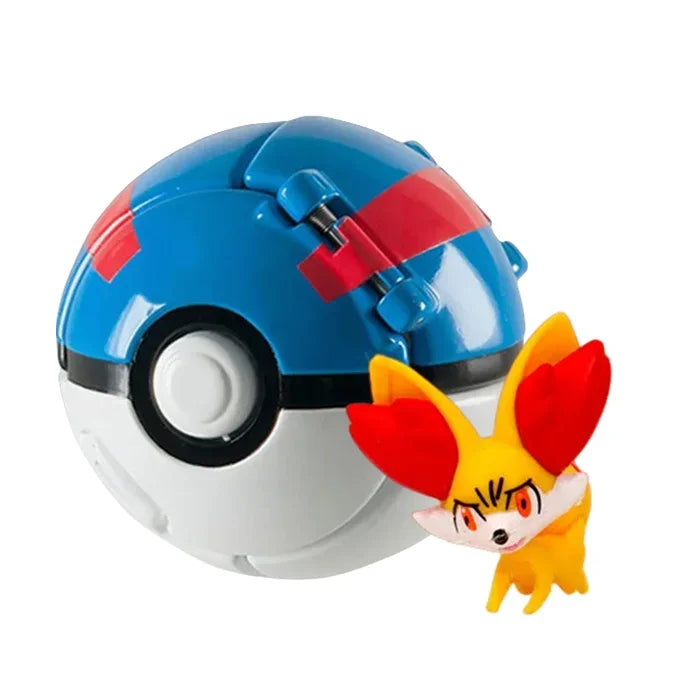 Pokémon Figur mit Pokéball – Pikachu, Glurak & Co. im Modell-Set von MINISO