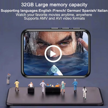 AideeMaster MP3-Player – 128 GB, Bluetooth 5.4, Touchscreen & HiFi-Sound