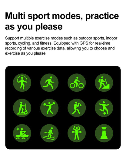 Xiaomi Smartwatch für Damen 2025 – Gesundheitsuhr mit Blutdruck, HRV, Sauerstoff & AI-Diagnose – AMOLED Touch – IP68 wasserdicht – NFC & Bluetooth