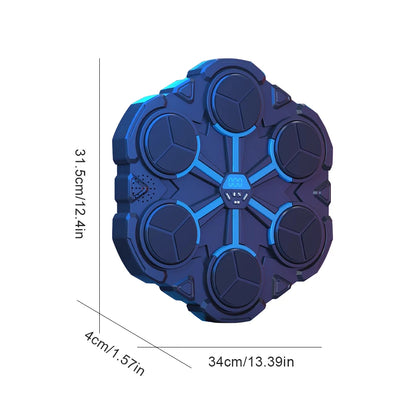 Smart Musik Boxsack Wandgerät – Bluetooth Trainingsmaschine mit Licht & Sound für Home Gym