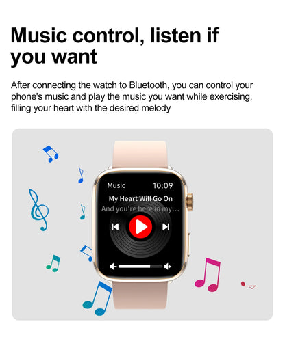 Xiaomi Smartwatch für Damen 2025 – Gesundheitsuhr mit Blutdruck, HRV, Sauerstoff & AI-Diagnose – AMOLED Touch – IP68 wasserdicht – NFC & Bluetooth