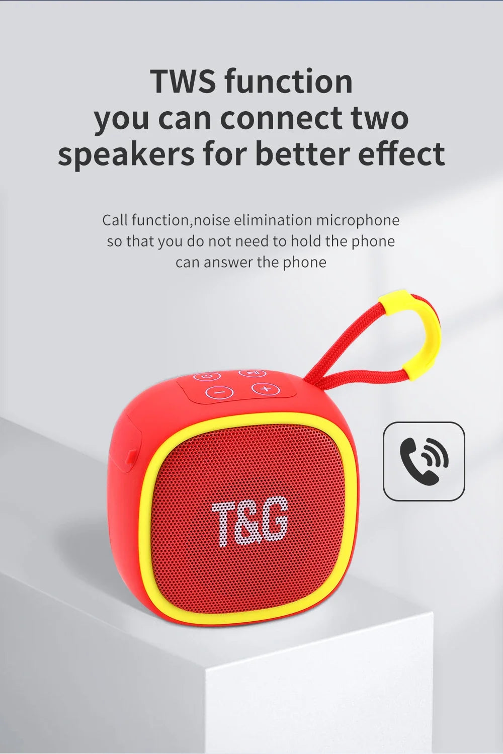 TG659 Mini Bluetooth Lautsprecher – TWS, TF-Karte & Radio, 5.3 kabellos