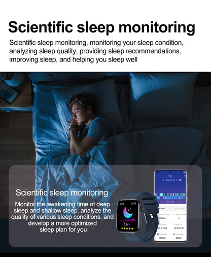 Xiaomi Smartwatch für Damen 2025 – Gesundheitsuhr mit Blutdruck, HRV, Sauerstoff & AI-Diagnose – AMOLED Touch – IP68 wasserdicht – NFC & Bluetooth