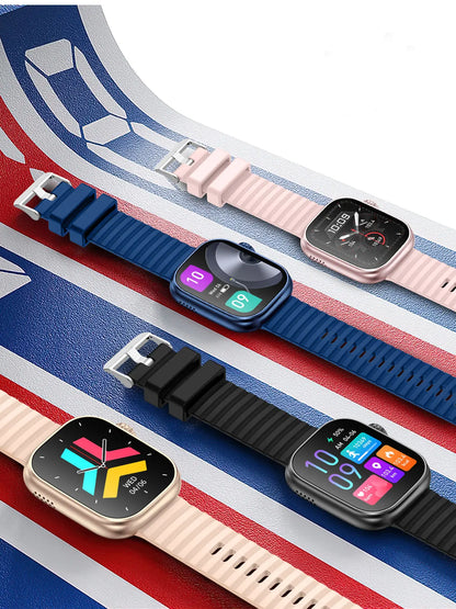 Smartwatch 2025 mit 2,01" Touchscreen – Fitnessuhr für Damen & Herren, Wasserdicht, Bluetooth Call & Gesundheitsfunktionen