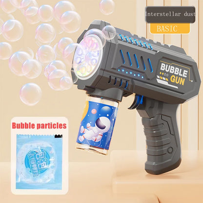 Automatische Seifenblasenpistole – Rocket Bubble Gun mit Akku & Flüssigkeit für Kinder