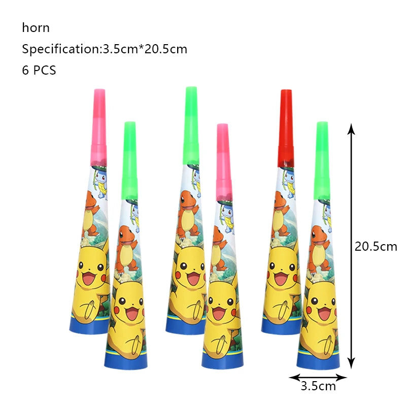 Pokemon Geburtstag Party Dekoration Neue Blitz Pikachu Ballon Für Kinder Event Liefert Einweg Geschirr Banner Hintergrund