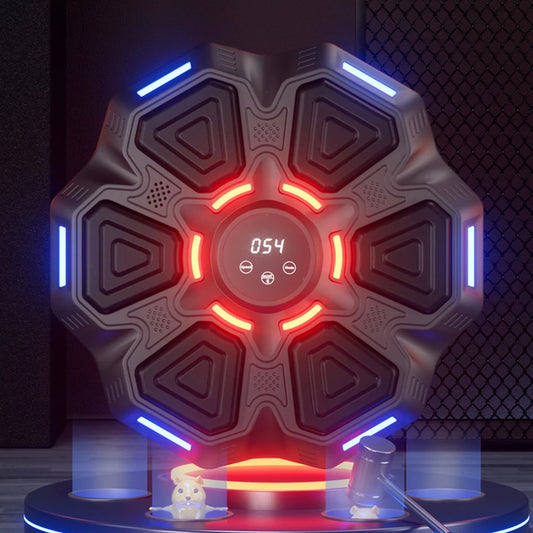 Smart Musik Boxsack Wandgerät – Bluetooth Trainingsmaschine mit Licht & Sound für Home Gym