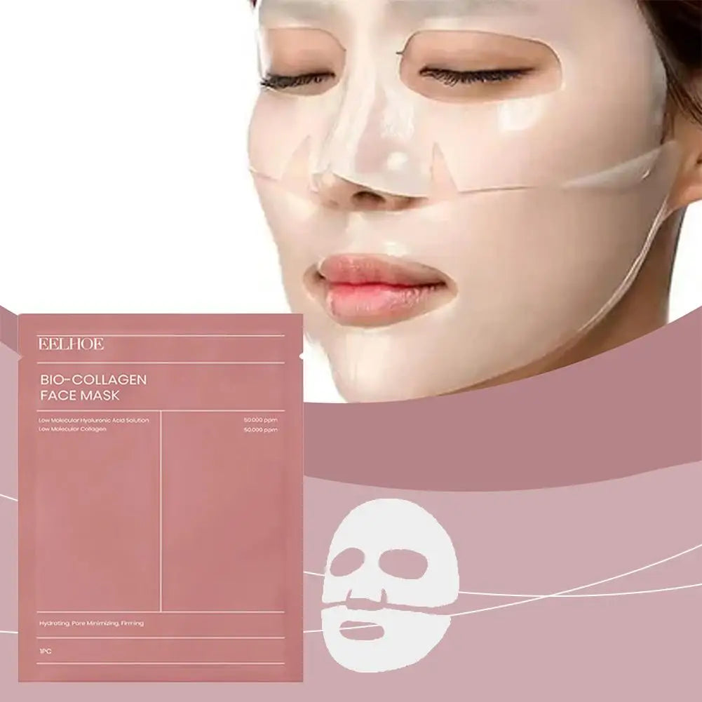 Bio Collagen Gesichtsmaske – 1/5/10 Stück – Feuchtigkeit & Anti-Falten für strahlende Haut