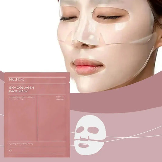 Bio Collagen Gesichtsmaske – 1/5/10 Stück – Feuchtigkeit & Anti-Falten für strahlende Haut