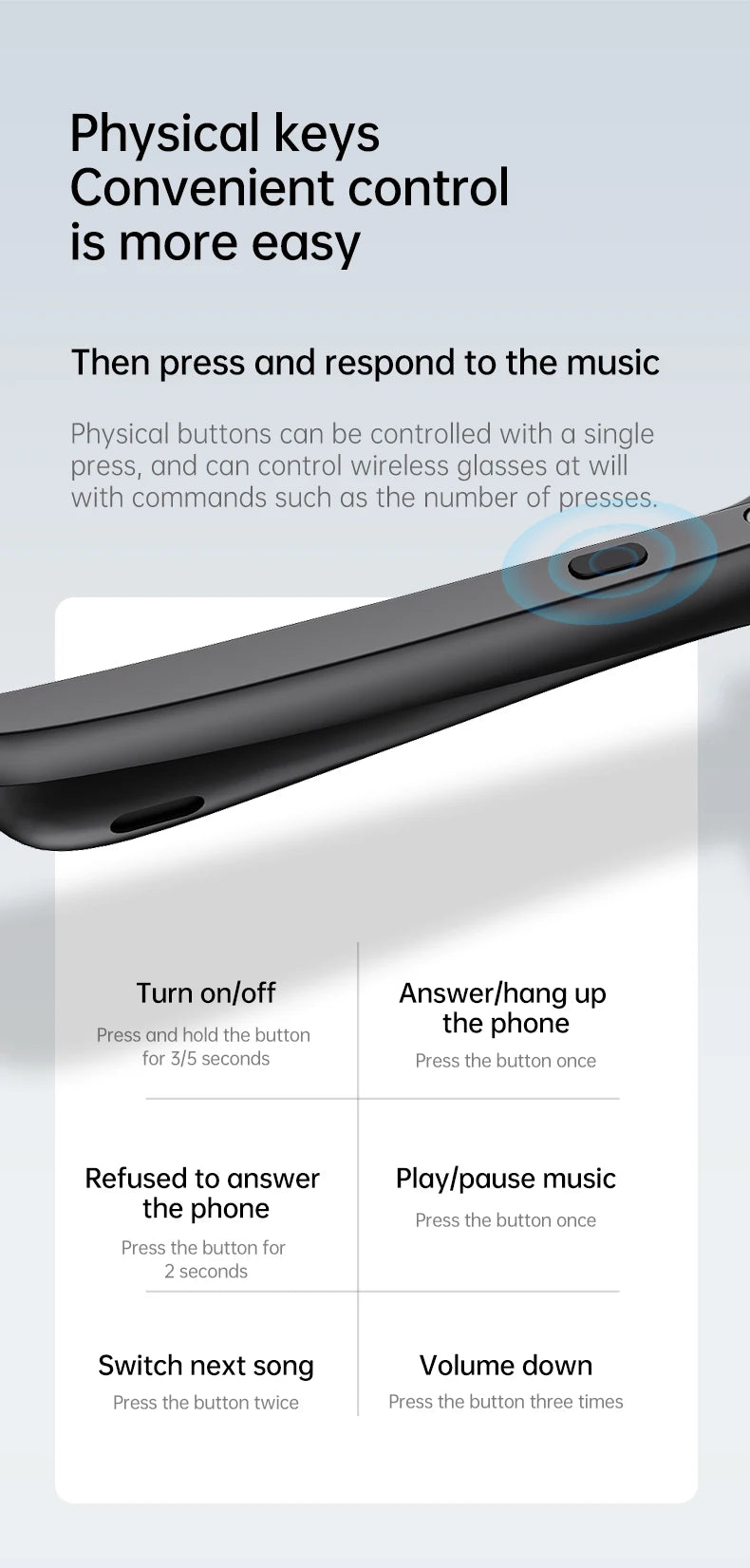 Smart Audio-Brille XG89 mit Übersetzungsfunktion – Bluetooth 6.0 Sonnenbrille mit Kopfhörer & Noise Cancelling – 144 Sprachen – für Reisen & Business