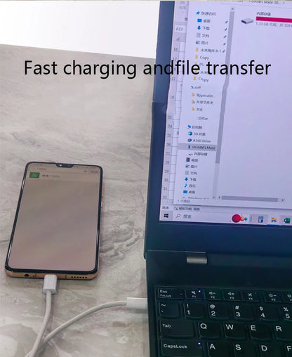 USB-C zu USB-C Nylon Kabel – 60W Schnellladekabel für iPhone 15, Samsung, Huawei & mehr