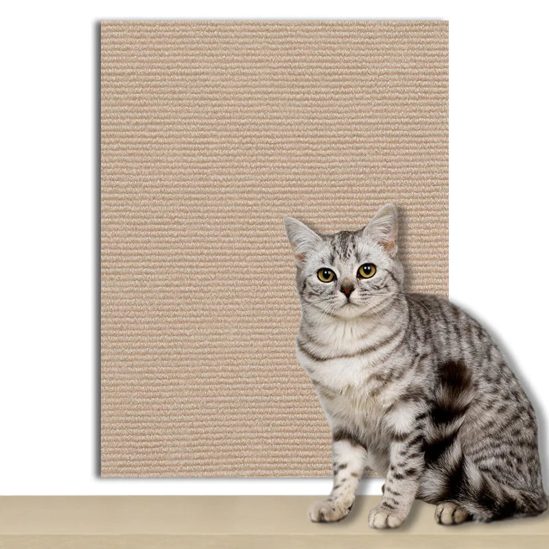 7-Farben-Kratzer für Katzen, Sofabezug, Katzenkratzer, Brettschutz, zuschneidbar, selbstklebender Teppich, DIY-Kratzmatte für Katzen