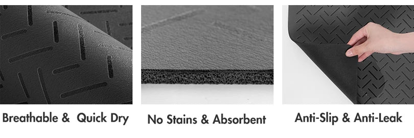 Wasserdichte Napfunterlage für Hunde & Katzen – Futterunterlage mit Gummirücken – Rutschfest & schnelltrocknend