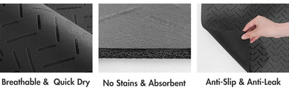 Wasserdichte Napfunterlage für Hunde & Katzen – Futterunterlage mit Gummirücken – Rutschfest & schnelltrocknend