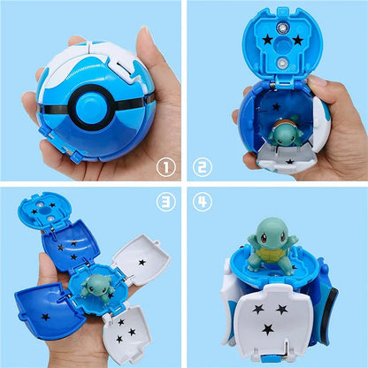 Pokémon Figur mit Pokéball – Pikachu, Glurak & Co. im Modell-Set von MINISO