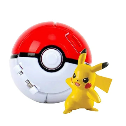 Pokémon Figur mit Pokéball – Pikachu, Glurak & Co. im Modell-Set von MINISO