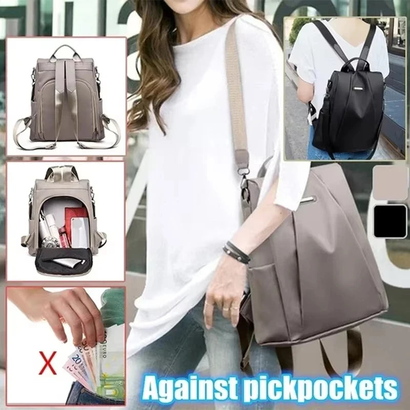 Neue frauen Multifunktions Rucksack Casual Einfarbig Schule Tasche Für Mädchen Mode Abnehmbaren Riemen Reise Schulter Tasche