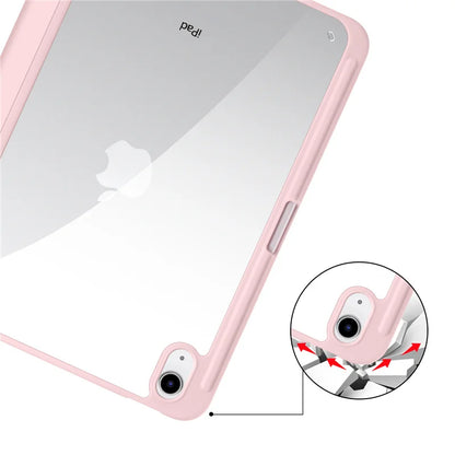 iPad Hülle mit Stifthalter & Standfunktion – Acryl Rückseite, stoßfest