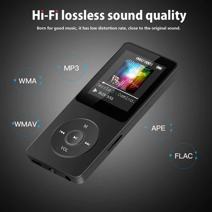 VAKIND MP3-Player – 1,8" HiFi Musikplayer mit Bluetooth 5.4 & Lautsprecher
