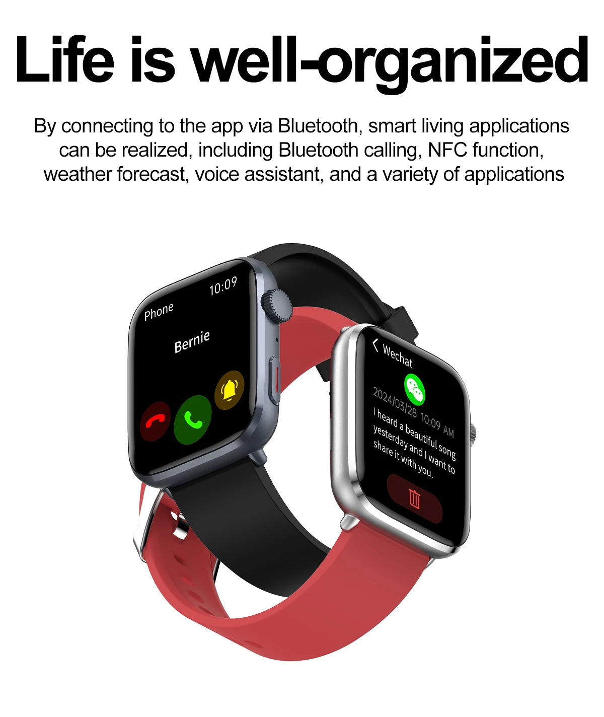 Xiaomi Smartwatch für Damen 2025 – Gesundheitsuhr mit Blutdruck, HRV, Sauerstoff & AI-Diagnose – AMOLED Touch – IP68 wasserdicht – NFC & Bluetooth