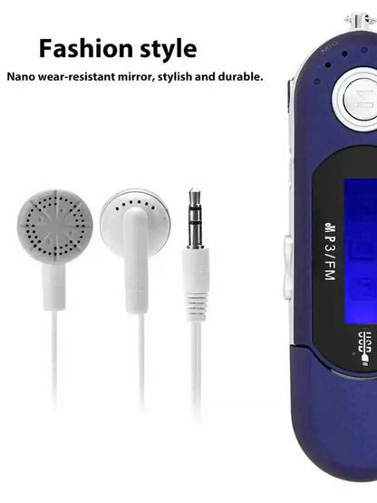 Tragbarer MP3-Player mit LCD & microSD – Musikgenuss unterwegs