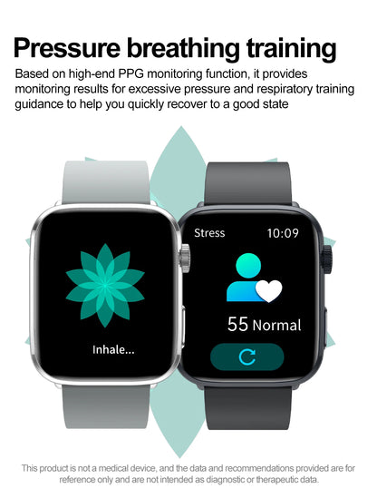 Xiaomi Smartwatch für Damen 2025 – Gesundheitsuhr mit Blutdruck, HRV, Sauerstoff & AI-Diagnose – AMOLED Touch – IP68 wasserdicht – NFC & Bluetooth