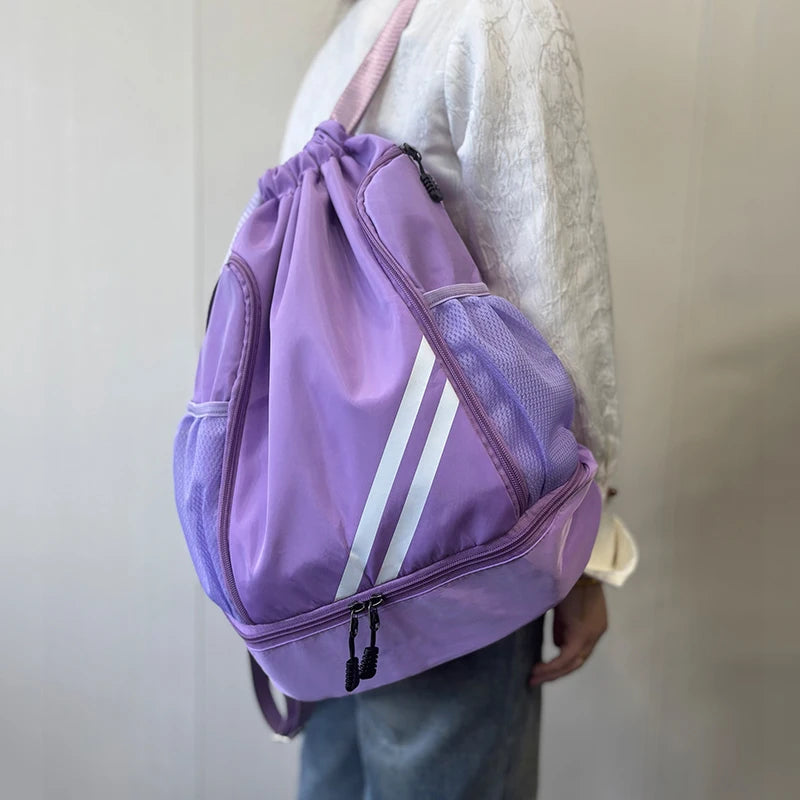 Sport- & Basketball-Rucksack unter 20 L – Wasserfester Outdoor-Rucksack mit Ballnetz