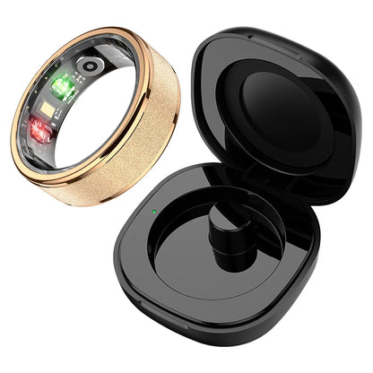 COLMI R10 Smart Ring mit Ladeetui – Gesundheits- & Schlaftracker, 5ATM wasserdicht, für Damen & Herren