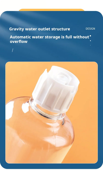 3-in-1 Katzennapf mit Wasserspender – Schräger Futternapf & Trinkflasche – Ergonomisch & rutschfest