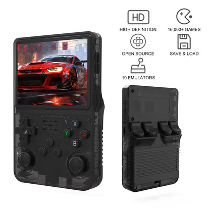 GAMINJA R36S K36 Handheld-Konsole – 3,5″ IPS, 16.000 Spiele, Linux, PS1/PSP/DC, 3500mAh Akku