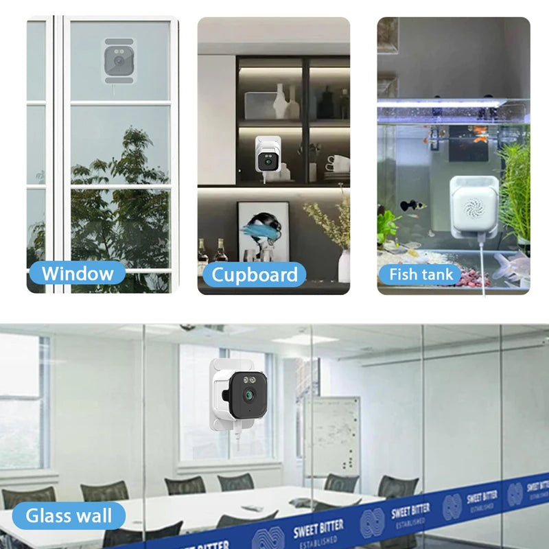 5MP WLAN Fensterkamera mit 4K & Farb-Nachtsicht – Indoor & Outdoor, Bewegungserkennung, Zwei-Wege-Audio, Alexa-kompatibel