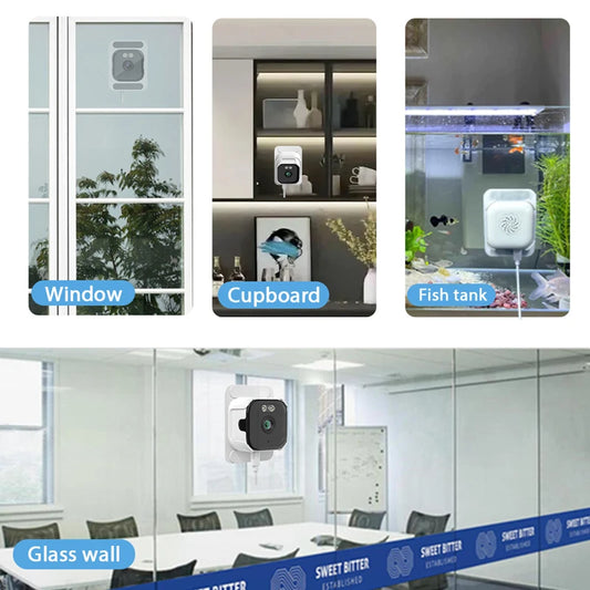 5MP WLAN Fensterkamera mit 4K & Farb-Nachtsicht – Indoor & Outdoor, Bewegungserkennung, Zwei-Wege-Audio, Alexa-kompatibel