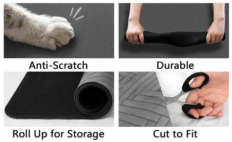 Wasserdichte Napfunterlage für Hunde & Katzen – Futterunterlage mit Gummirücken – Rutschfest & schnelltrocknend