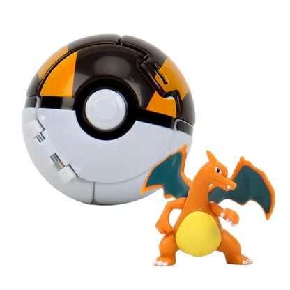 Pokémon Figur mit Pokéball – Pikachu, Glurak & Co. im Modell-Set von MINISO