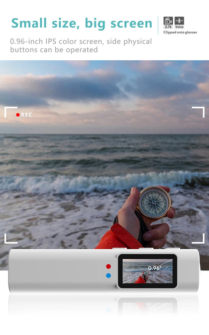 Xiaomi 4K FPV Smart Glasses mit HD-Kamera – Videoaufnahme, WiFi App-Steuerung & Sprachaufzeichnung für Outdoor & Sport