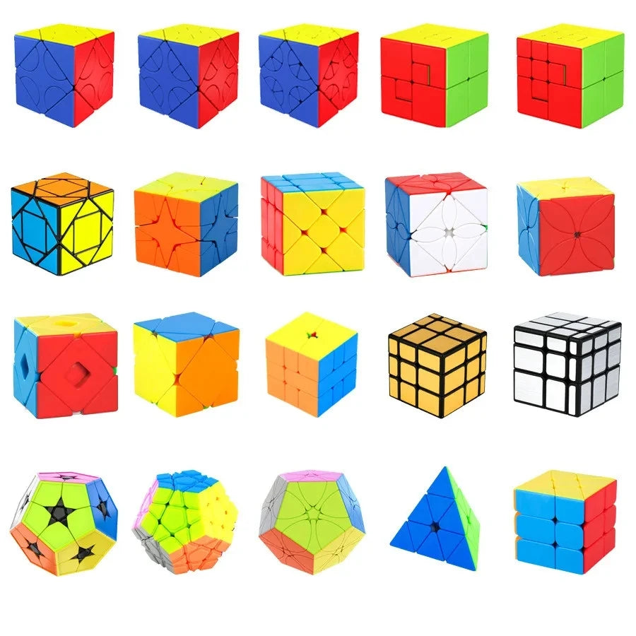 Meilong Alien Magic Cube Set 2x2 bis 9x9 – Professioneller Zauberwürfel für Kinder & Erwachsene – Puzzle Spielzeug aus Kunststoff