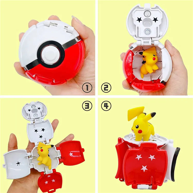 Pokémon Figur mit Pokéball – Pikachu, Glurak & Co. im Modell-Set von MINISO