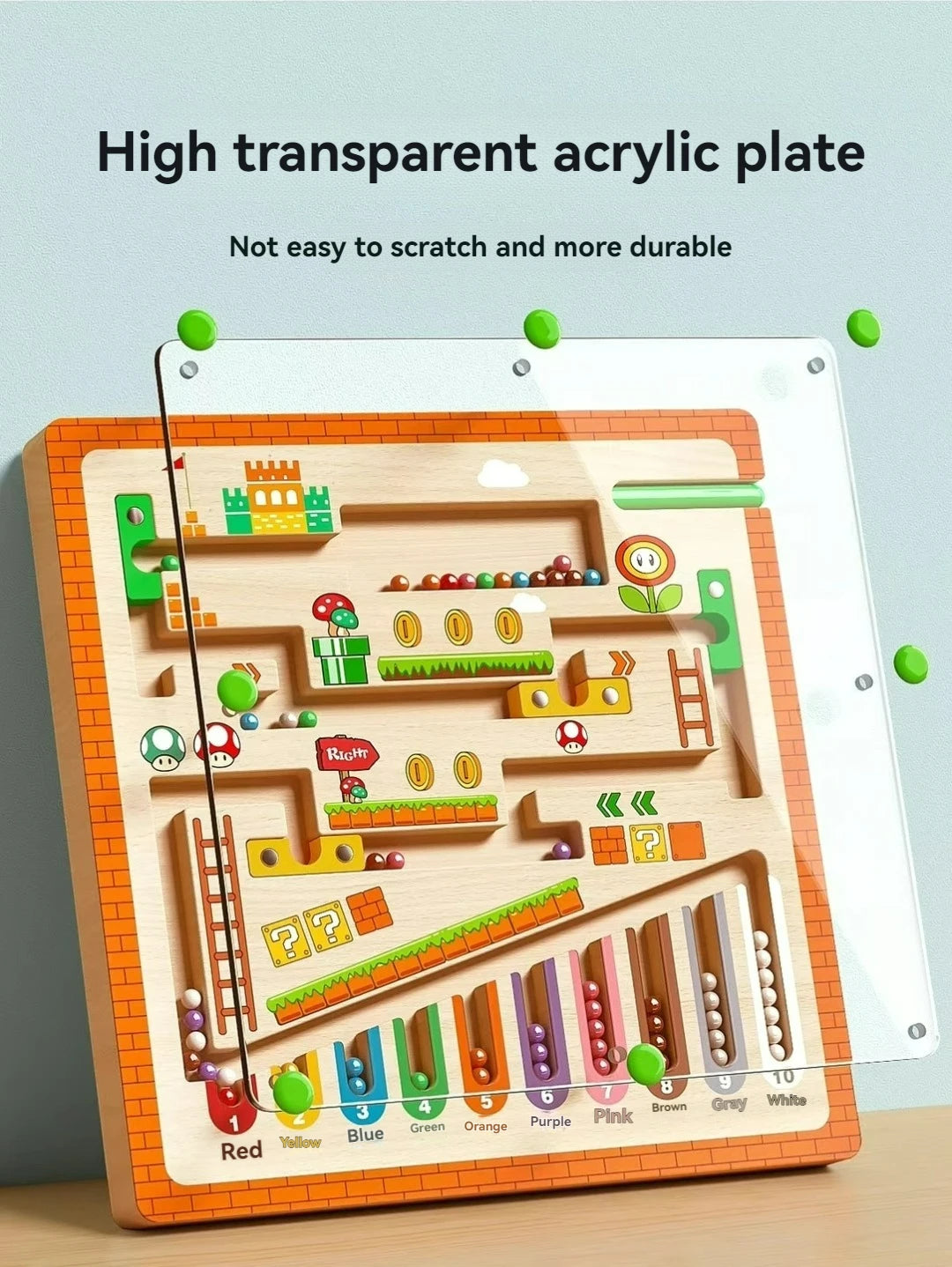 Magnetisches Labyrinth-Spiel für Kinder – Konzentrationstraining & Logikspiel ab 3 Jahren