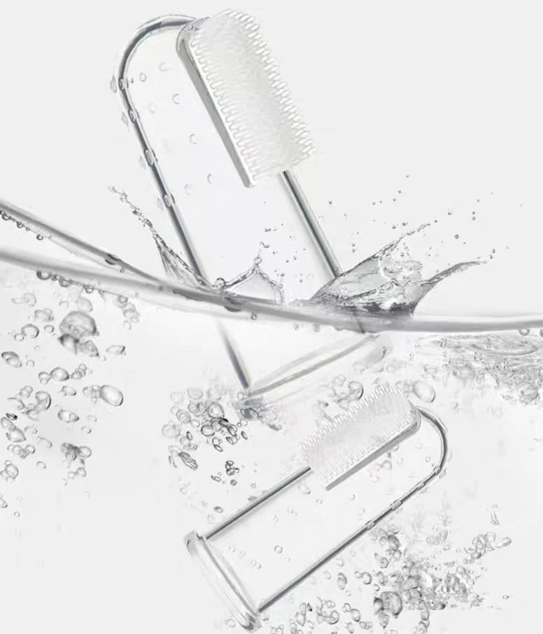 Silikon-Fingerzahnbürste für Haustiere – Zahnreinigung für Hunde & Katzen – gegen Zahnstein & Mundgeruch – 1/3/6 Stück