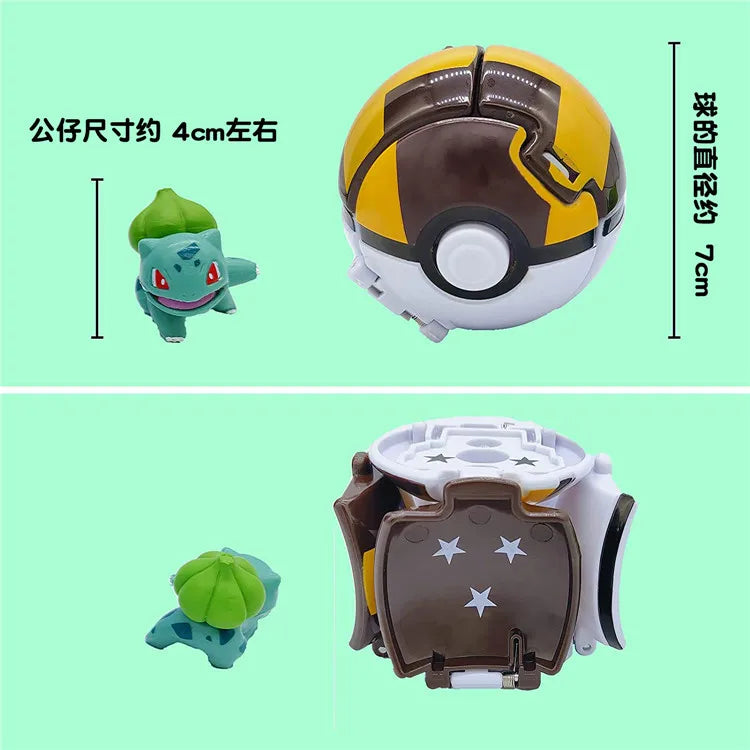 Pokémon Figur mit Pokéball – Pikachu, Glurak & Co. im Modell-Set von MINISO