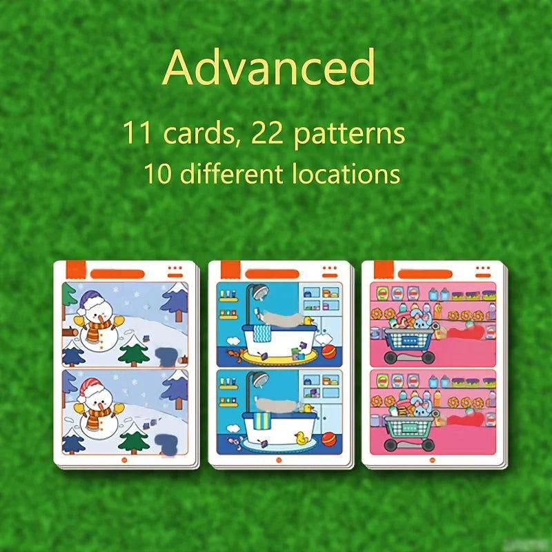 Fehlersuchspiel mit abwischbarem Papier – Konzentrations- & Aufmerksamkeits­training für Kinder